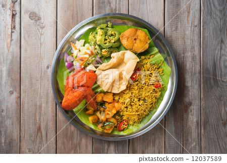 Biryani rice on dining table Biryani rice on dining table 12037589
