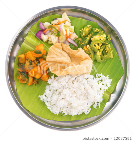 Indian vegetarian mixed rice 12037591