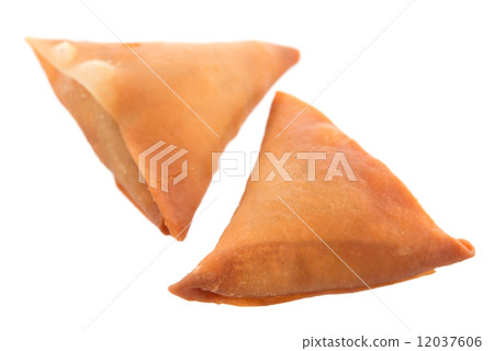 Samosa isolated Samosa isolated 12037606