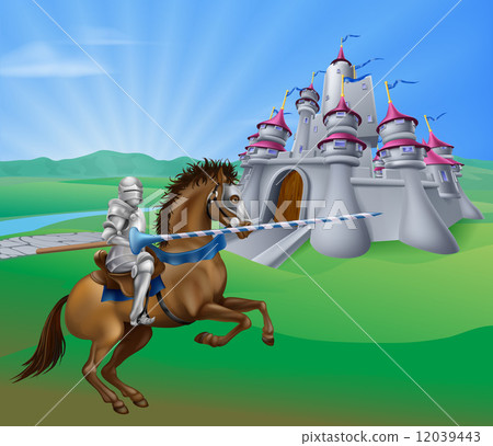 Knight and castle Knight and castle 12039443