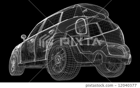 car 3D model 12040377