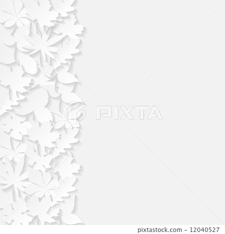 Abstract background with paper leaves. Vector illustration 12040527