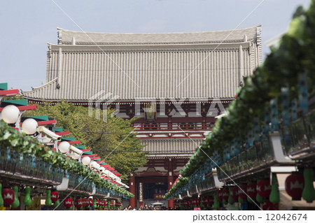 Asakusa Nakamise和Sensoji 12042674