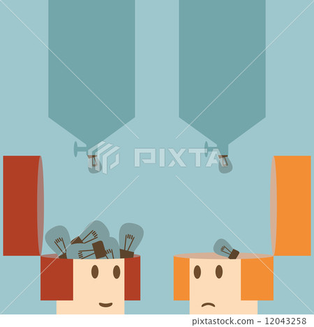 Businessman get idea, vector eps10 12043258