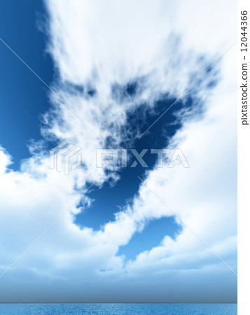 Wind and clouds with the sea Wind and clouds with the sea 12044366