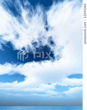 Wind and clouds with the sea Wind and clouds with the sea 12044368