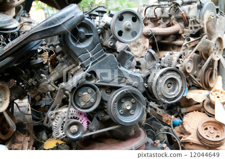 scrap metal from car engine 12044649