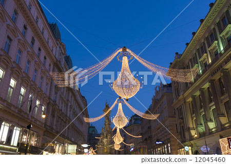 Vienna Christmas street image (World Heritage Site Old Vienna) 573 12045460