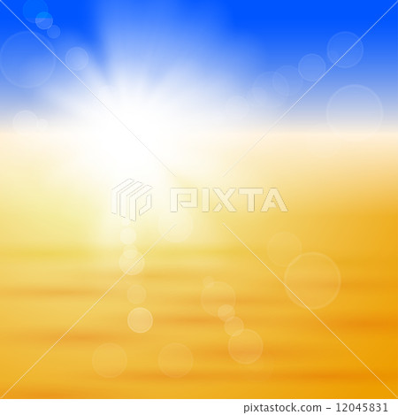 Background with shiny sun over the field Background with shiny sun over the field 12045831
