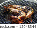 Baked shrimp in a tambourine 12048344