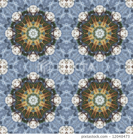 Seamless pattern oil painting 12048473