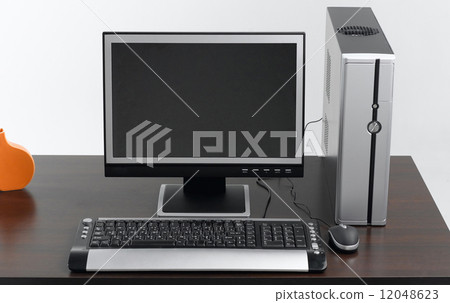 Desktop computer with small cpu 12048623
