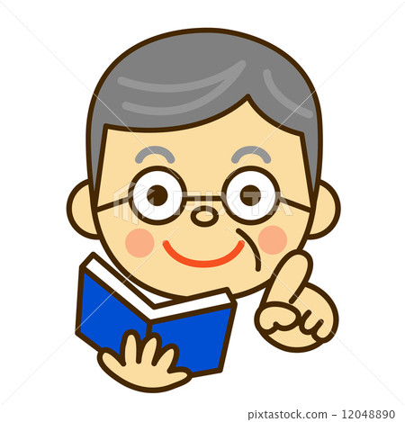 一位爺爺看書 一位爺爺看書 12048890