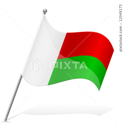 flag of Madagascar vector illustration flag of Madagascar vector illustration 12049175