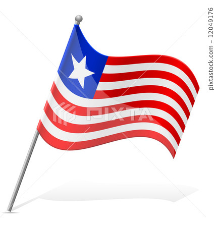 flag of Liberia vector illustration 12049176