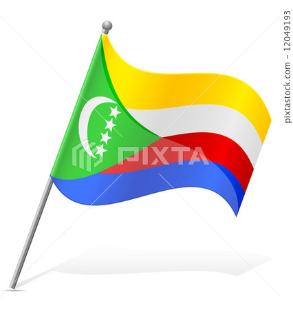flag of Comoros vector illustration 12049193
