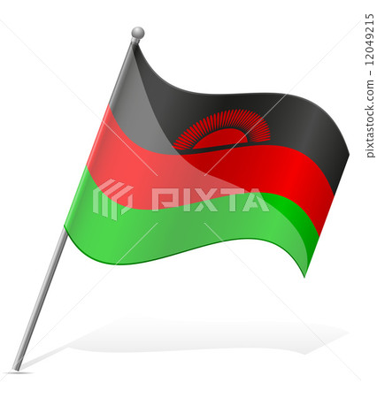 flag of Malawi vector illustration 12049215