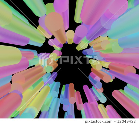 Colorful pole background material 12049458