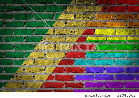 Dark brick wall - LGBT rights - Congo 12049562