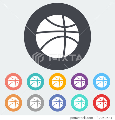 Basketball icon. Basketball icon. 12050684
