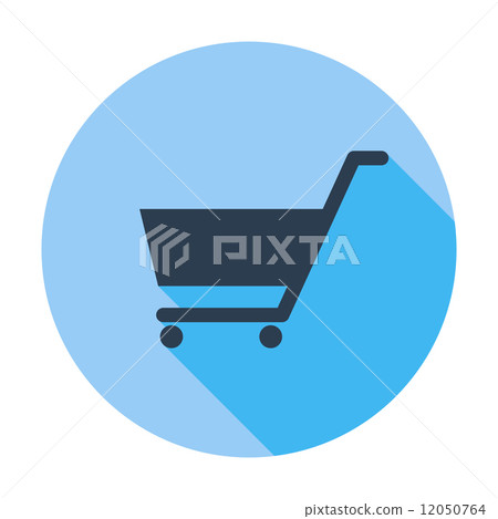 Cart flat single icon. 12050764