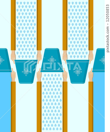 Vector background for Ice Bucket Challenge. 12050853