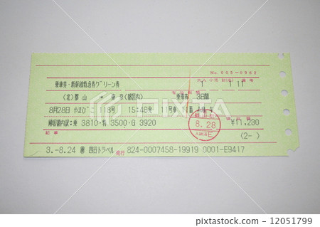 Tohoku Shinkansen "Yamabiko" tickets, Shinkansen limited express tickets Green tickets Tohoku Shinkansen "Yamabiko" tickets, Shinkansen limited express tickets Green tickets 12051799