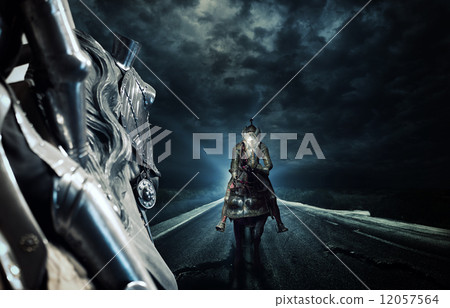 Knight on horseback 12057564
