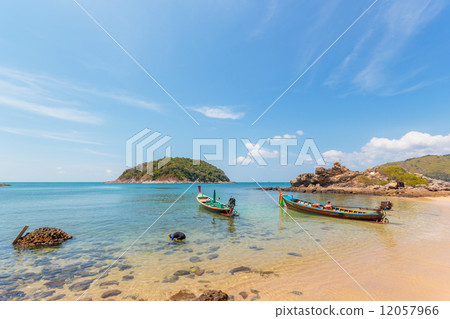beach of Patong, Koh Phuket in Thailand 12057966