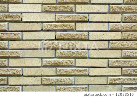 High resolution cream brick wall texture 12058516