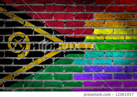 Dark brick wall - LGBT rights - Vanuatu 12061057