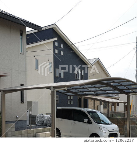 Carport matched to housing 12062237