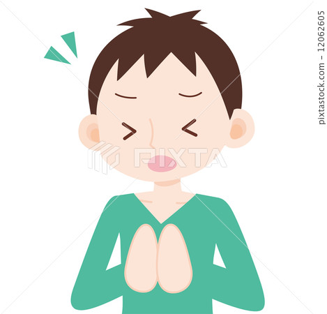 A man who is asking for a favor A man who is asking for a favor 12062605