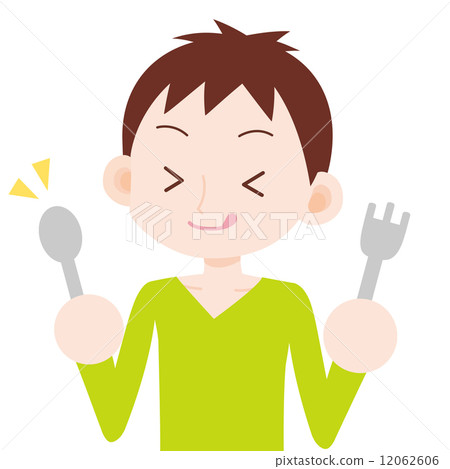 與匙子和叉子的男性食家 與匙子和叉子的男性食家 12062606