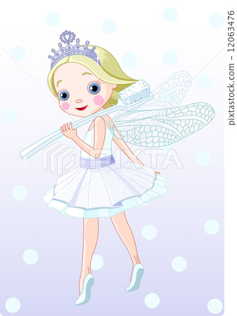Tooth fairy with toothbrush 12063476