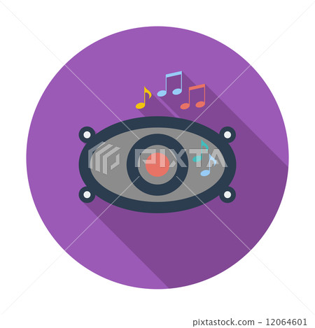 Icon of car speakers. 12064601