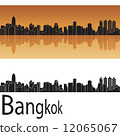 Bangkok skyline 12065067