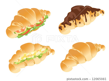 Croissant Sandwich Chocolate Vector 12065081 Croissant Sandwich Chocolate Vector 12065081
