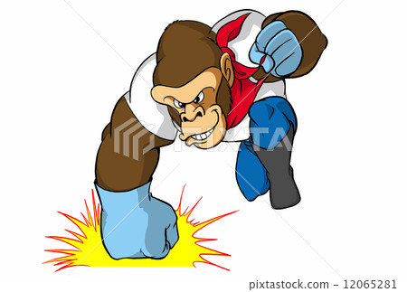 Punch gorilla blue gloves with shadow Punch gorilla blue gloves with shadow 12065281