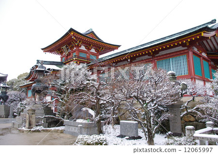 防府天滿宮雪景 12065997