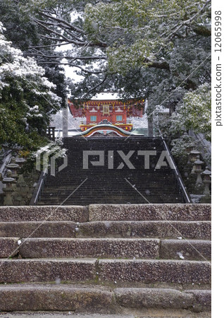 防府天滿宮雪景 12065998