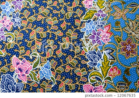 Background of Thai style fabric pattern 12067635