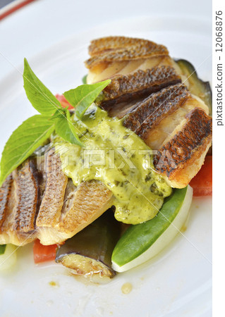 Saute of fish 12068876