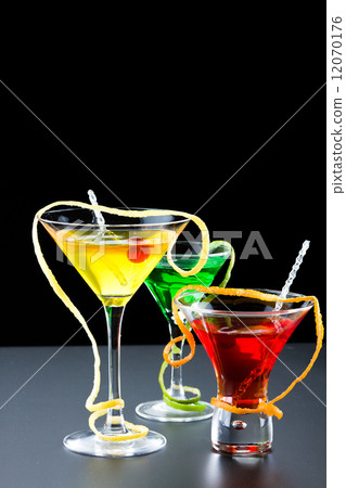 Three refreshing citrus cocktails 12070176