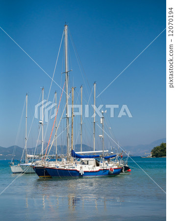 Harbor of Nidri on Lefkas island 12070194