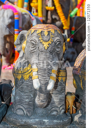 Elephants at the Phuket lighthouse 12071350