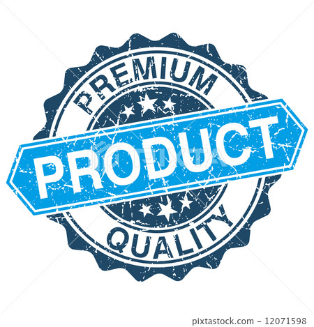 Premium quality product grungy stamp isolated on white background Premium quality product grungy stamp isolated on white background 12071598