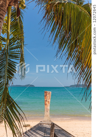 Paradisiac beach of Laem Ka, Koh Phuket 12072645