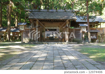 國寶Nishinai Shinmei Palace（長野縣）新幹線和Shikonai 12074406