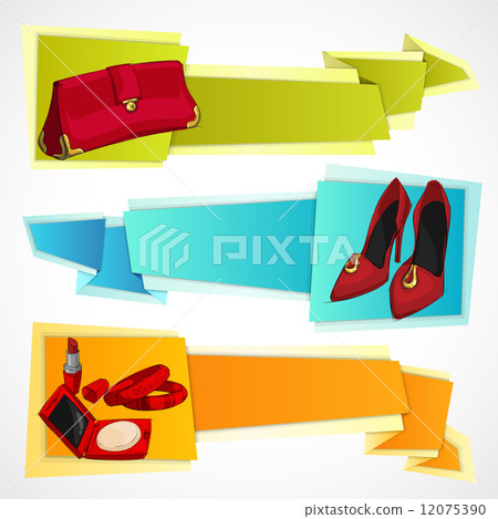 Fashion banners set Fashion banners set 12075390